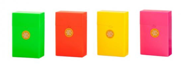 Zigarettenbox 85mm "Neon"